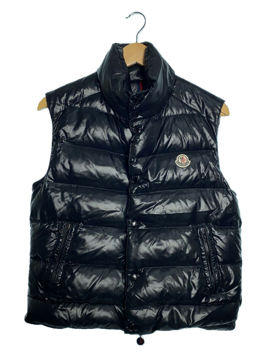 【中古】MONCLER◆TIB GILET ダウンベスト/O/ナイロン/BLK/320914335005 68950【メンズウェア】