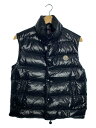 MONCLER◆TIB GILET ダウンベスト/O/ナイロン/BLK/320914335005 68950