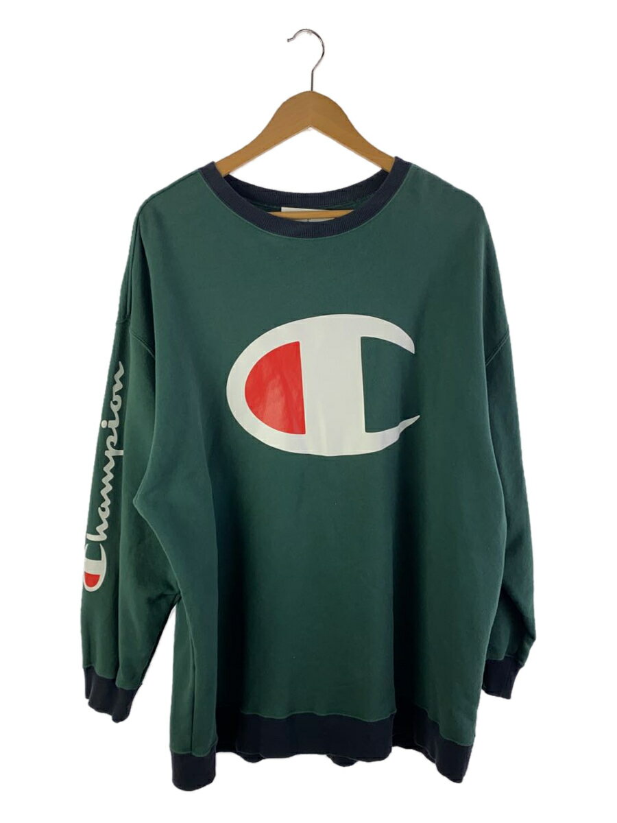 【中古】Champion◆スウェット/FREE/コットン/GRN/CWSW021【メンズウェア】