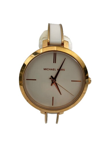 【中古】MICHAEL KORS◆クォーツ腕時計/白文字盤/アナログ/ステンレス/WHT/WHT/SS/MK-4342【服飾雑貨他】 【中古】MICHAEL KORS◆クォーツ腕時計/白文字盤/アナログ/ステンレス/WHT/WHT/SS/MK-4342【服飾雑貨他】