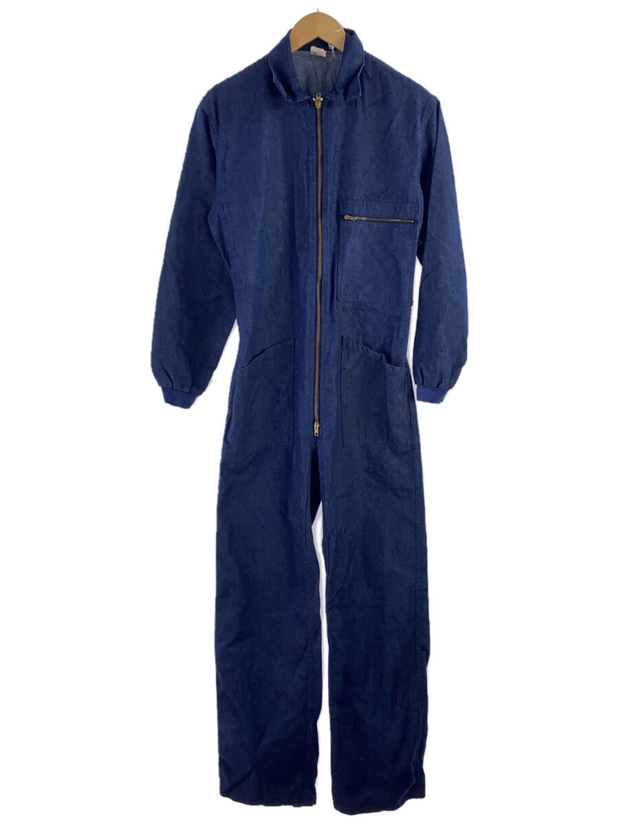 【中古】FRENCH MILITARY◆オールインワン/42/ポリエステル/インディゴ【メンズウェア】