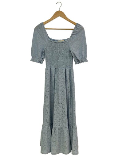 【中古】MICHAEL MICHAEL KORS◆半袖ワンピース/S/ポリエステル/BLU/無地/JS381SN5QX【レディースウェア】 【中古】MICHAEL MICHAEL KORS◆半袖ワンピース/S/ポリエステル/BLU/無地/JS381SN5QX【レディースウェア】