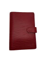 【中古】LOUIS VUITTON◆アジェンダPM_エピ_RED/--/RED/レディース【服飾雑貨他】