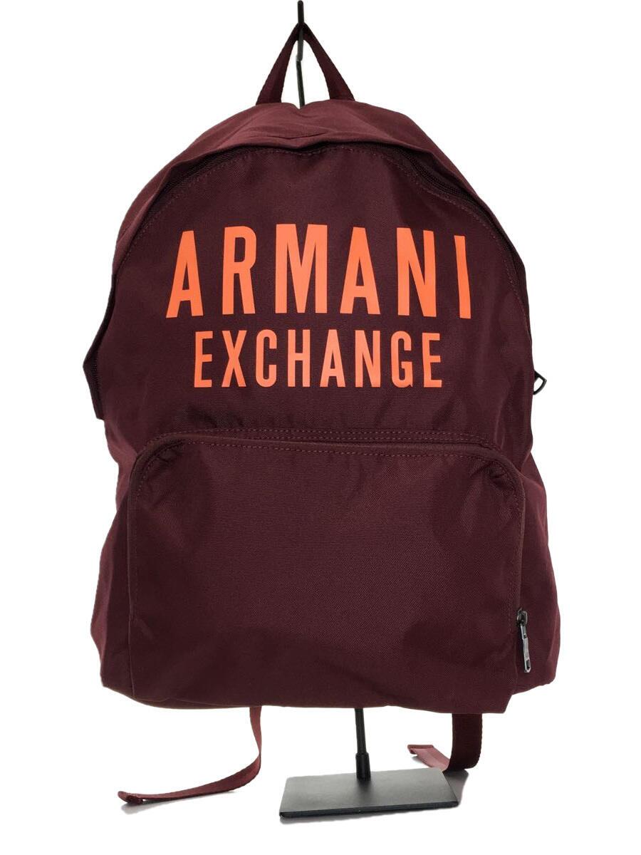 【中古】ARMANI EXCHANGE◆リュック/--/BRD【バッグ】