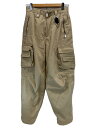 【中古】C2H4 LA◆Construction Workpants/カーゴパンツ/XS/コットン/BEG/R007-PT072B【メンズウェア】