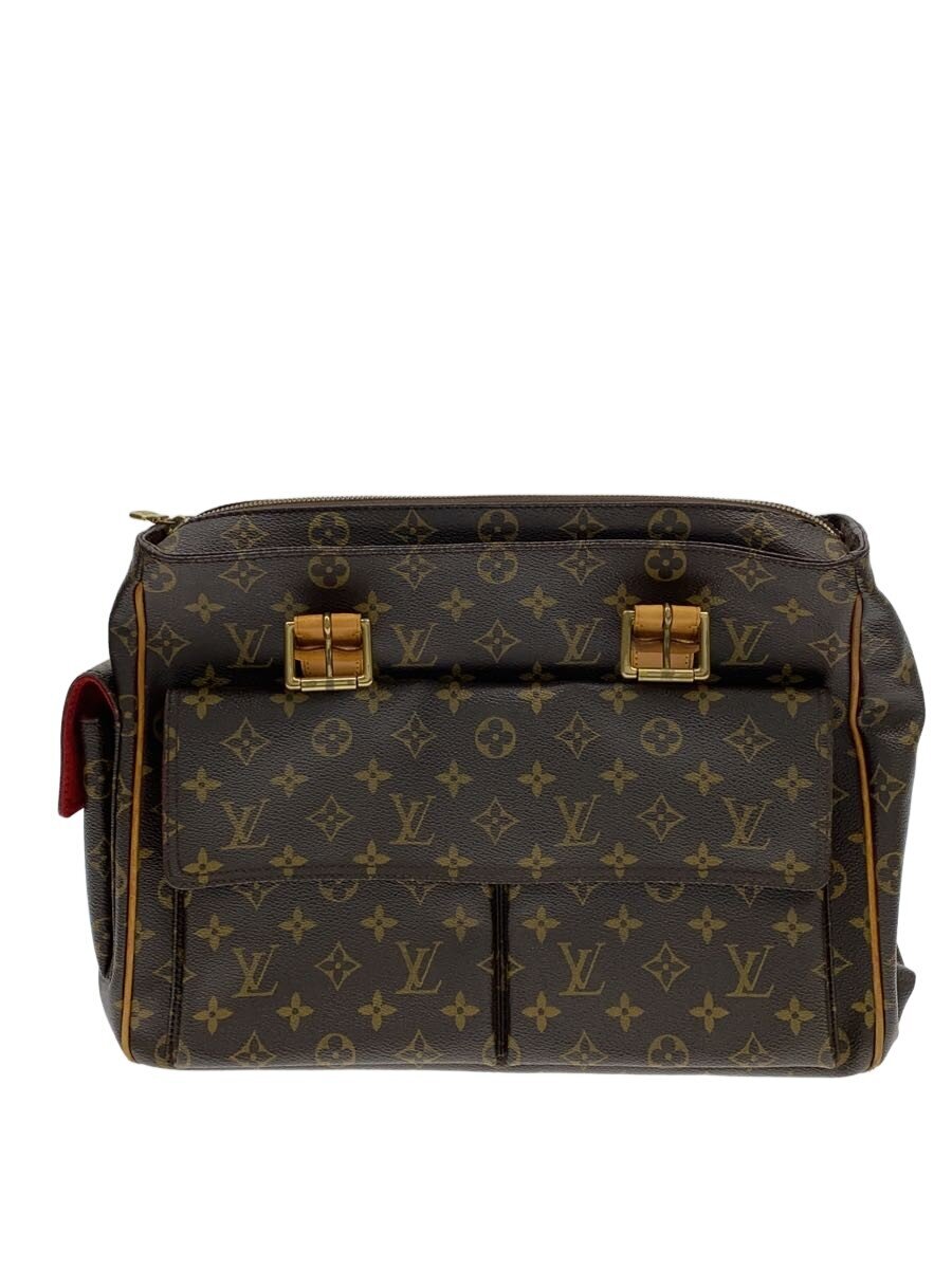 B, C, D, G, J, L, S, T, Z - 【中古】LOUIS VUITTON◆ミュルティプリ・シテ_モノグラム・キャンバス/PVC/BRW【バッグ】