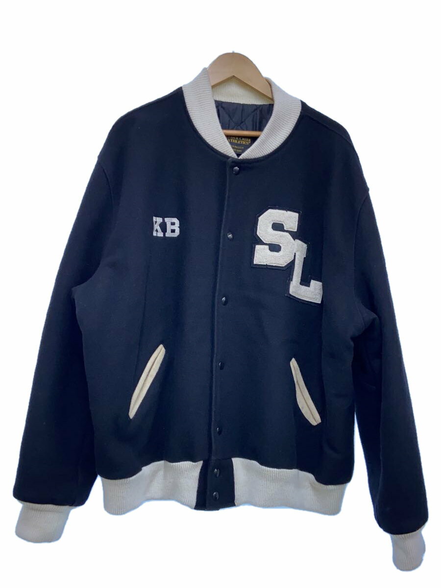 【中古】ROCK CREEK ATHLETICS/スタジャン/XXXL/ウール/BLK【メンズウェア】