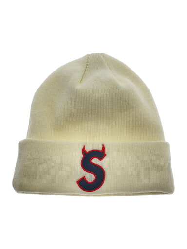 【中古】Supreme◆22AW/S logo beanie/ニットキャップ/FREE/アクリル/CRM/メンズ【服飾雑貨他】 【中古】Supreme◆22AW/S logo beanie/ニットキャップ/FREE/アクリル/CRM/メンズ【服飾雑貨他】
