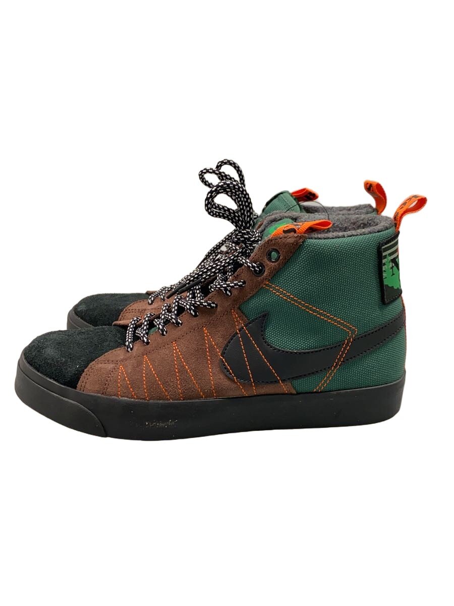 【中古】NIKE◆ZOOM BLAZER MID PREMIUM_ズームブレーザー ミッド プレミアム/26cm/GRN【シューズ】