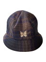 【中古】Needles◆ハット/L/ポリエステル/メンズ/NS1504【服飾雑貨他】
