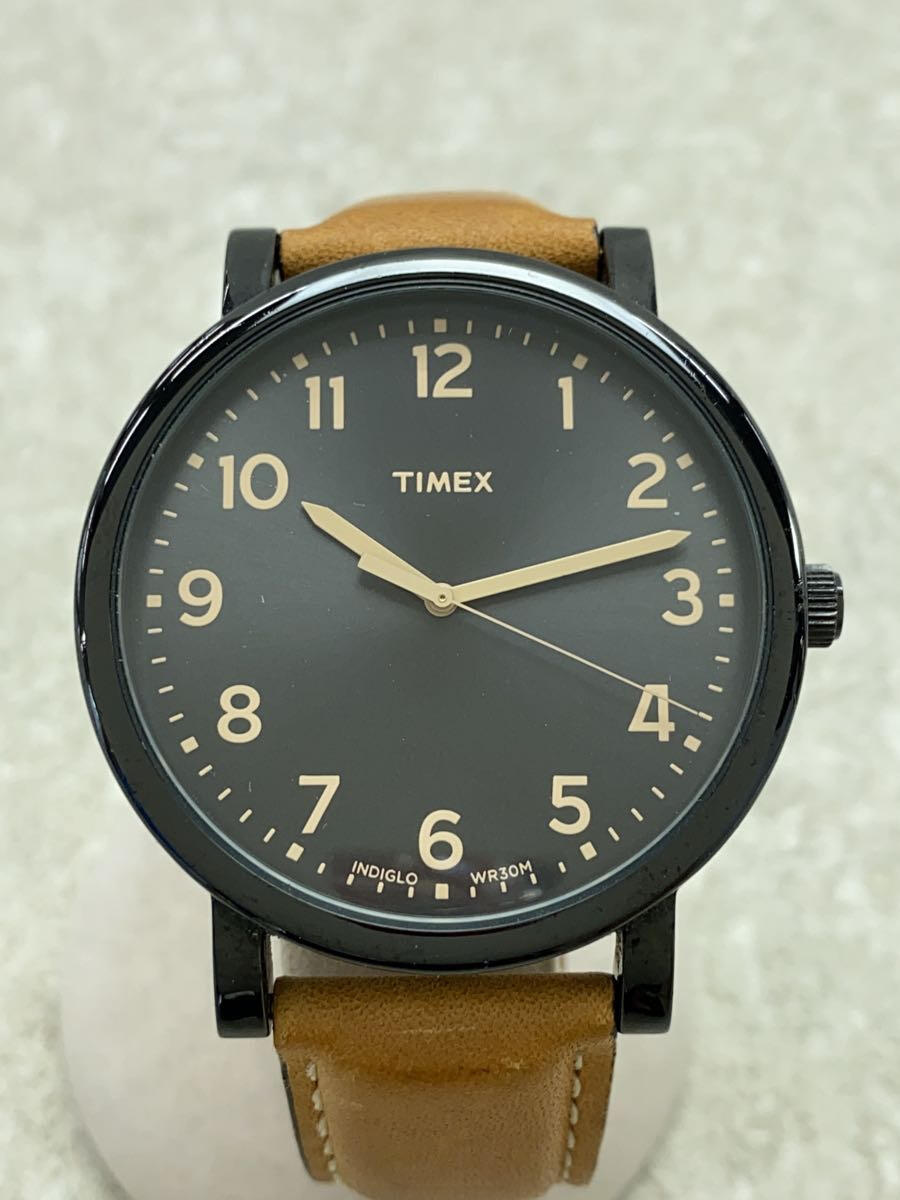 【中古】TIMEX◆クォーツ腕時計/アナ