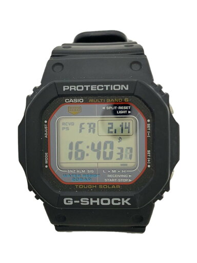 【中古】CASIO◆ソーラー腕時計_G-SHOCK/デジタル/ラバー/BLK【服飾雑貨他】 【中古】CASIO◆ソーラー腕時計_G-SHOCK/デジタル/ラバー/BLK【服飾雑貨他】