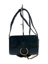 【中古】Chloe◆ショルダーバッグ/レザー/NVY/無地/3S1127-H2O【バッグ】