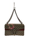 【中古】GUCCI◆スモール・ショルダーバッグ_ディオニュソス_GGスプリーム/PVC/BEG/総柄【バッグ】