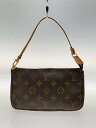 【中古】LOUIS VUITTON◆2)ポシェット・アクセソワール_モノグラム・キャンバス_BRW/PVC/BRW【バッグ】