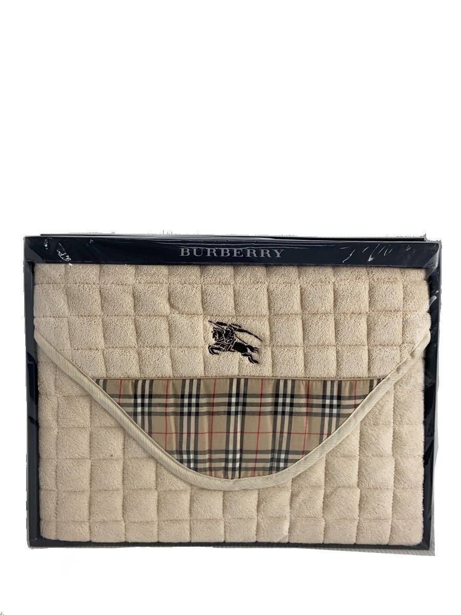 【中古】BURBERRY◆寝具/ベージュ/パットシーツ【インテリア小物・日用雑貨】