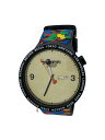 【中古】SWATCH◆クォーツ腕時計/アナログ/ラバー/マルチカラー【服飾雑貨他】