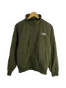 【中古】THE NORTH FACE◆CAMP NOMAD JACKET_キャンプノマドジャケット/L/ナイロン/KHK/無地【メンズウェア】
