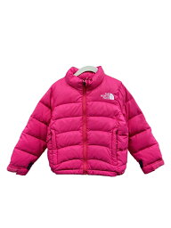 【中古】THE NORTH FACE◆ジャケット/100cm/ナイロン/PNK/無地/NDJ91751【キッズ】