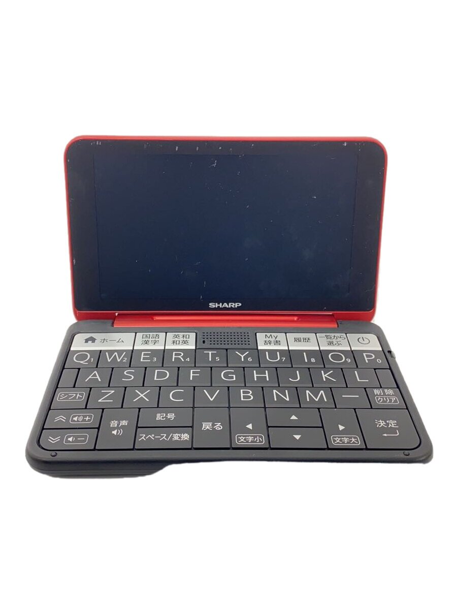 【中古】SHARP◆電子辞書 Brain PW-SH7-R [レッド系]【家電・ビジュアル・オーディオ】