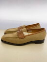 【中古】42ND ROYAL HIGHLAND◆ローファー/UK7.5/BEG【シューズ】
