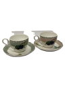 【中古】Noritake◆カップ&ソーサー/2点セット/WHT【キッチン用品】