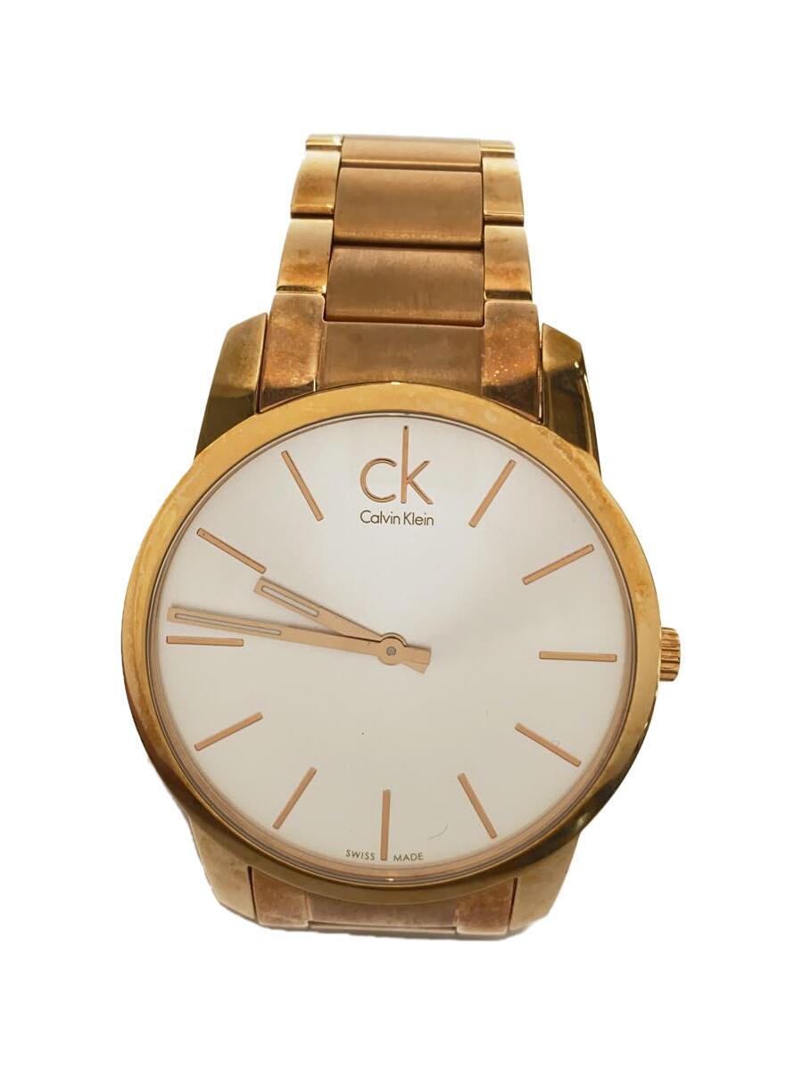 【中古】Calvin Klein◆クォーツ腕時計