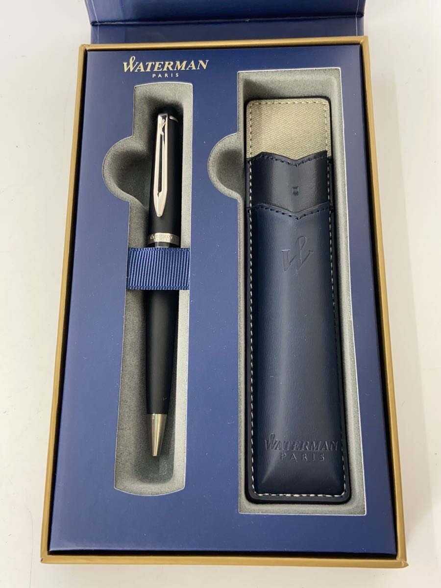【中古】WATERMAN◆メトロポリタン エッセンシャル マットブラックCT ボールペン/BL【インテリア小物・日用雑貨】
