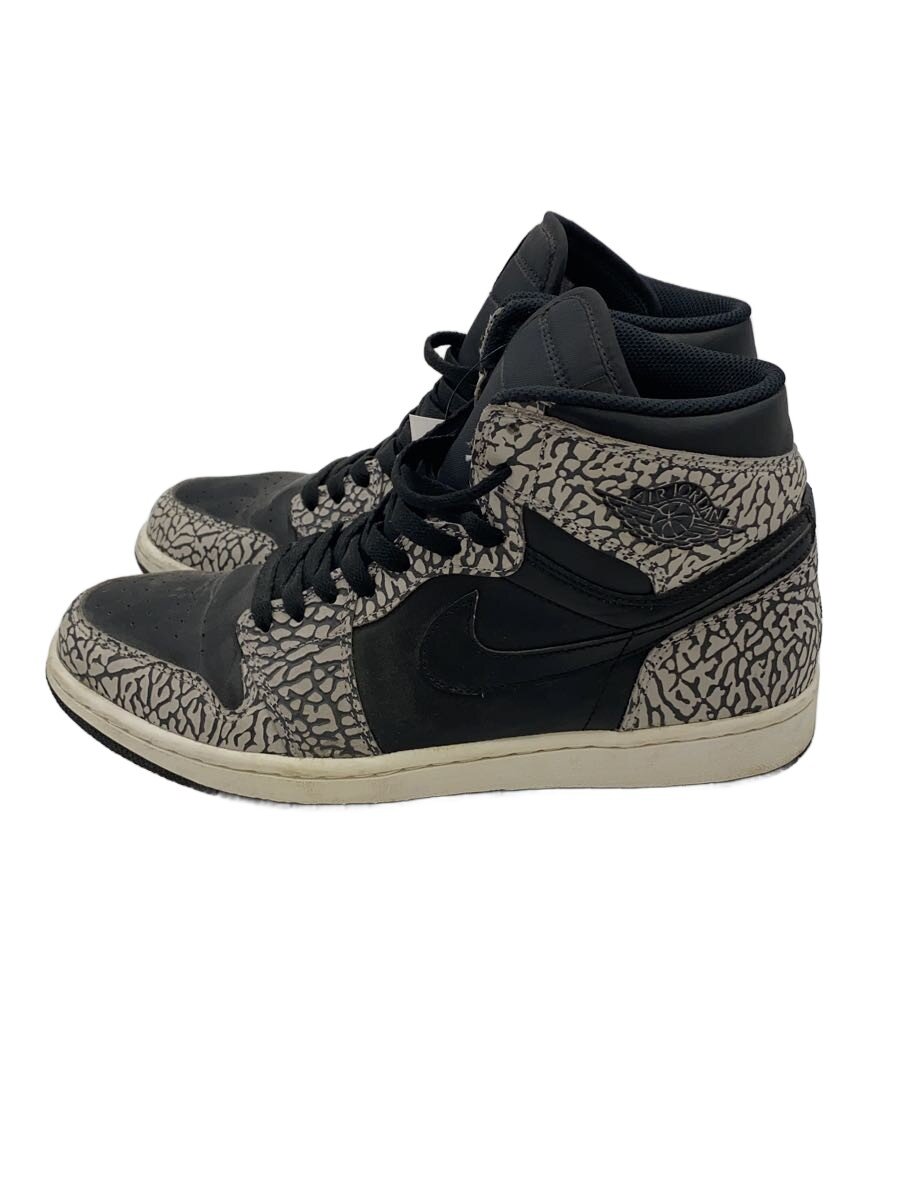 NIKE◆AIR JORDAN 1 RETRO HIGH/エアジョーダンレトロハイ/グレー/839115-013/28cm/