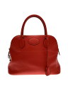 【中古】HERMES◆ボリード31/ハンドバッグ/ショルダーバッグ/2WAY/レザー/RED//【バッグ】(4)