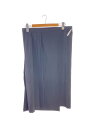 【中古】yohji yamamoto POUR HOMME◆23ss/ウールギャバジンプリーツラップクロススカート/3/ウール/BLK/HZ-S07-100【メンズウェア】