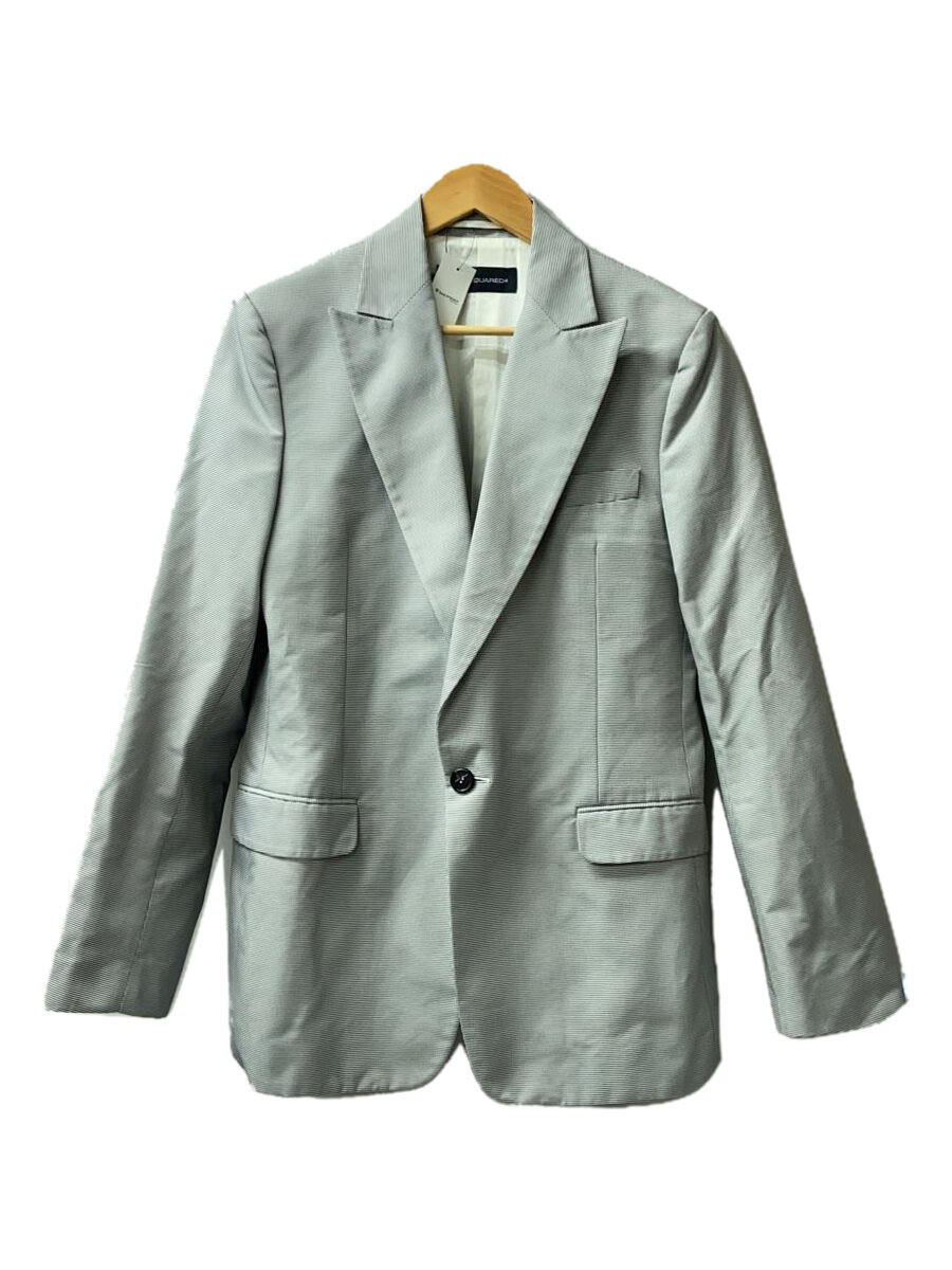 【中古】DSQUARED2◆テーラードジャケット/50/コットン/GRY//【メンズウェア】