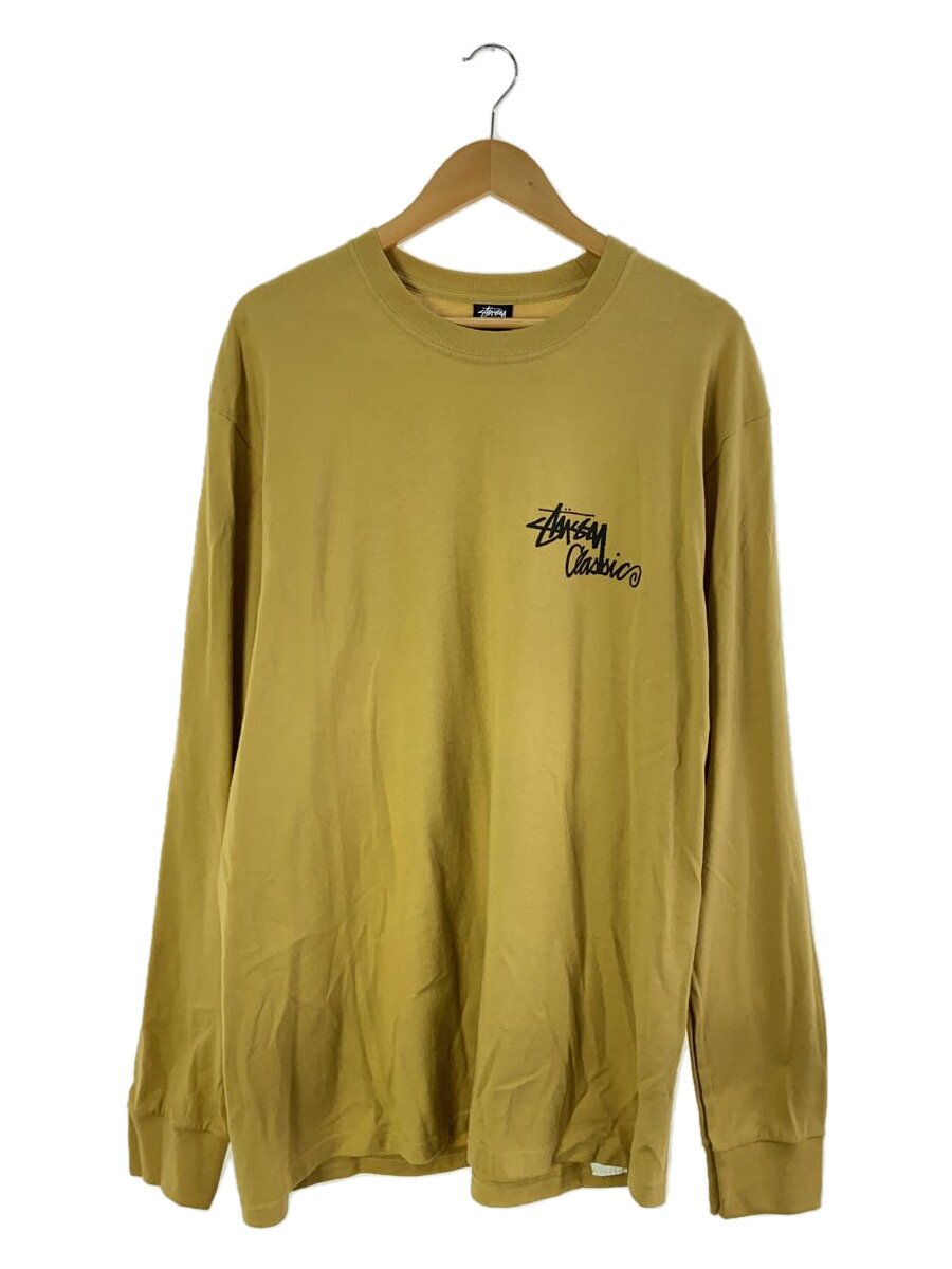 【中古】STUSSY◆長袖Tシャツ/L/コッ