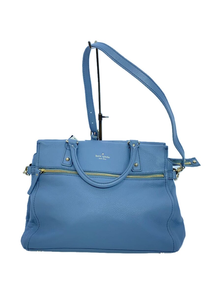 KATE SPADE - 【中古】kate spade new york◆ショルダーバッグ/ポリエステル/BLU【バッグ】