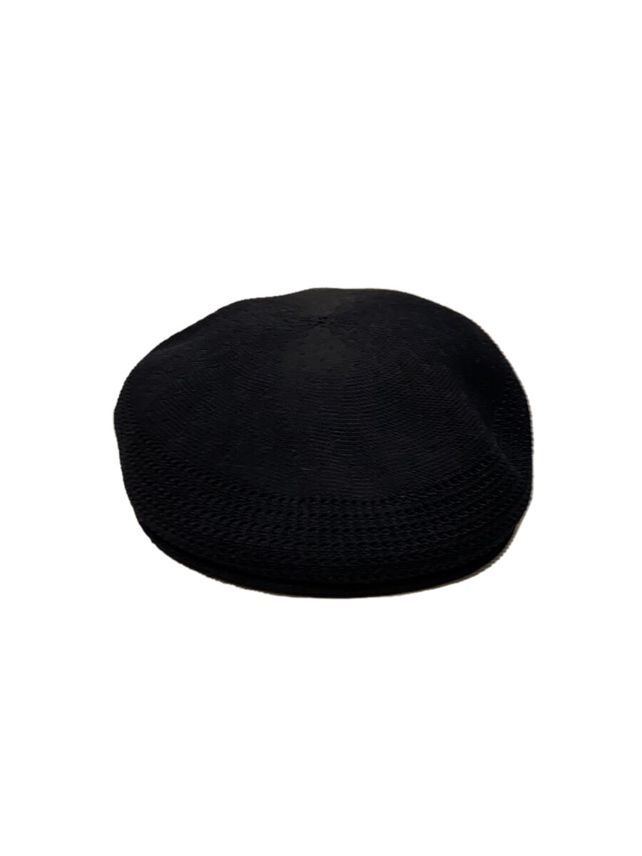 【中古】KANGOL◆ハンチング/--/ポリエステル/BLK/無地/メンズ/0290BC【服飾雑貨他】