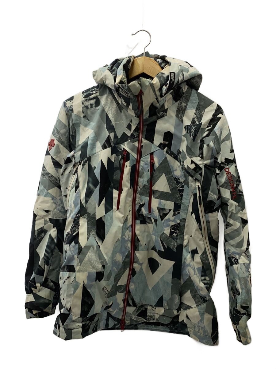 【中古】DESCENTE◆ウェアー/S/WHT【スポーツ】