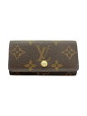 【中古】LOUIS VUITTON◆ミュルティクレ4_モノグラム・キャンバス_BRW/ブラウン/総柄/メンズ【服飾雑貨他】(4)