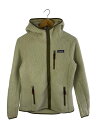 【中古】patagonia◆レトロパイルフーディ/フリースジャケット/S/ポリエステル/CRM/STY22805【レディースウェア】