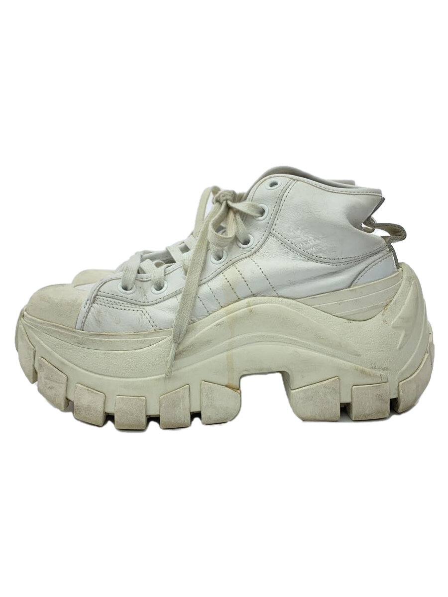 【中古】adidas◆ハイカットスニーカー/24cm/WHT【シューズ】