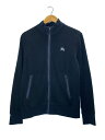 【中古】BURBERRY GOLF◆エルボーキルティングパッチ/フリースジャケット/M/ポリエステル/ブラック/BFV68-304-09【メンズウェア】