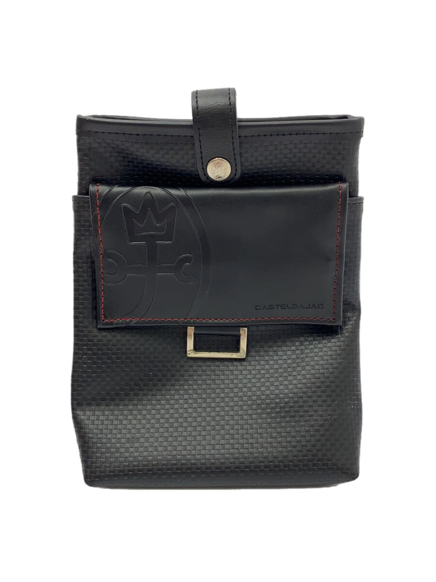 【中古】CASTELBAJAC◆ポーチ/--/BLK【バッグ】