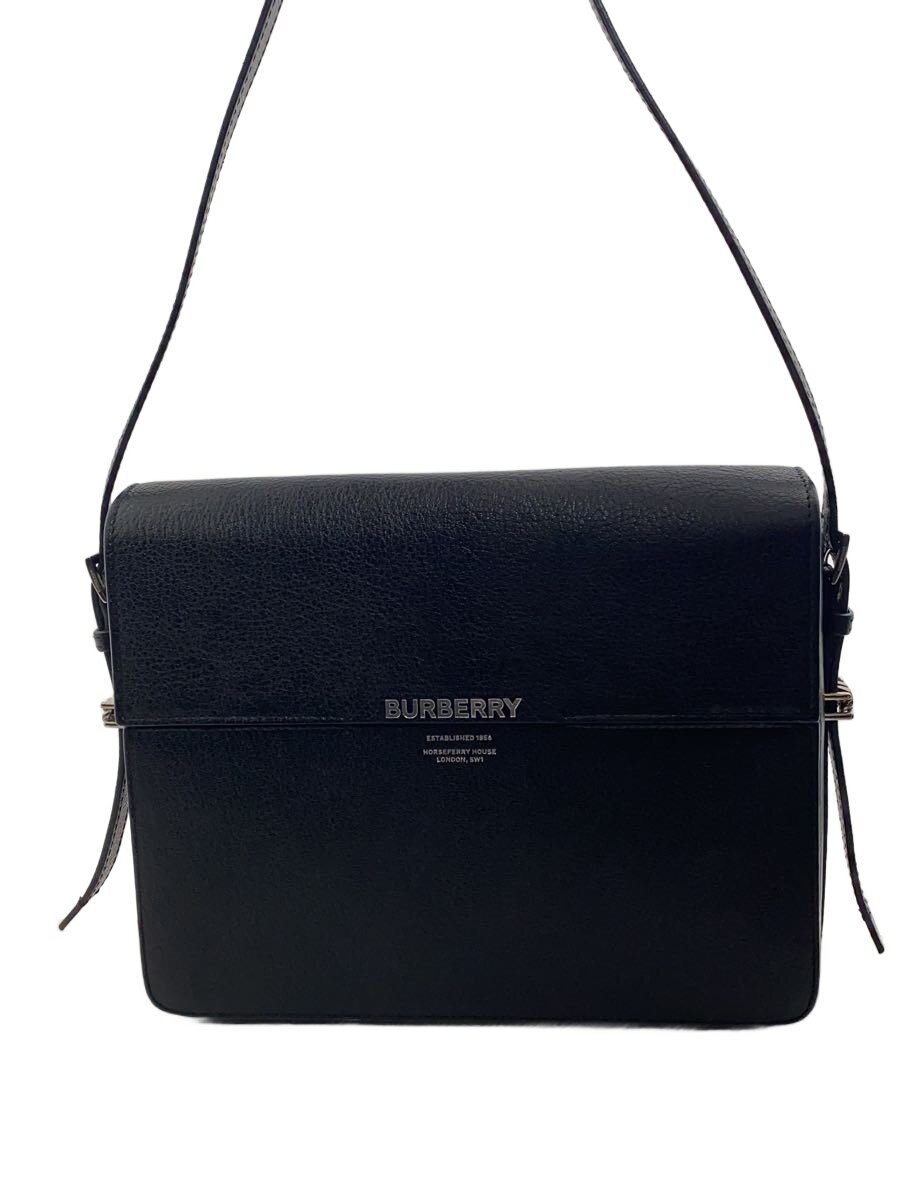 【中古】BURBERRY◆ショルダーバッグ/レザー【バッグ】