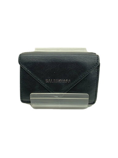 【中古】BALENCIAGA◆3つ折り財布/レザー/BLK/メンズ/391446【服飾雑貨他】 【中古】BALENCIAGA◆3つ折り財布/レザー/BLK/メンズ/391446【服飾雑貨他】
