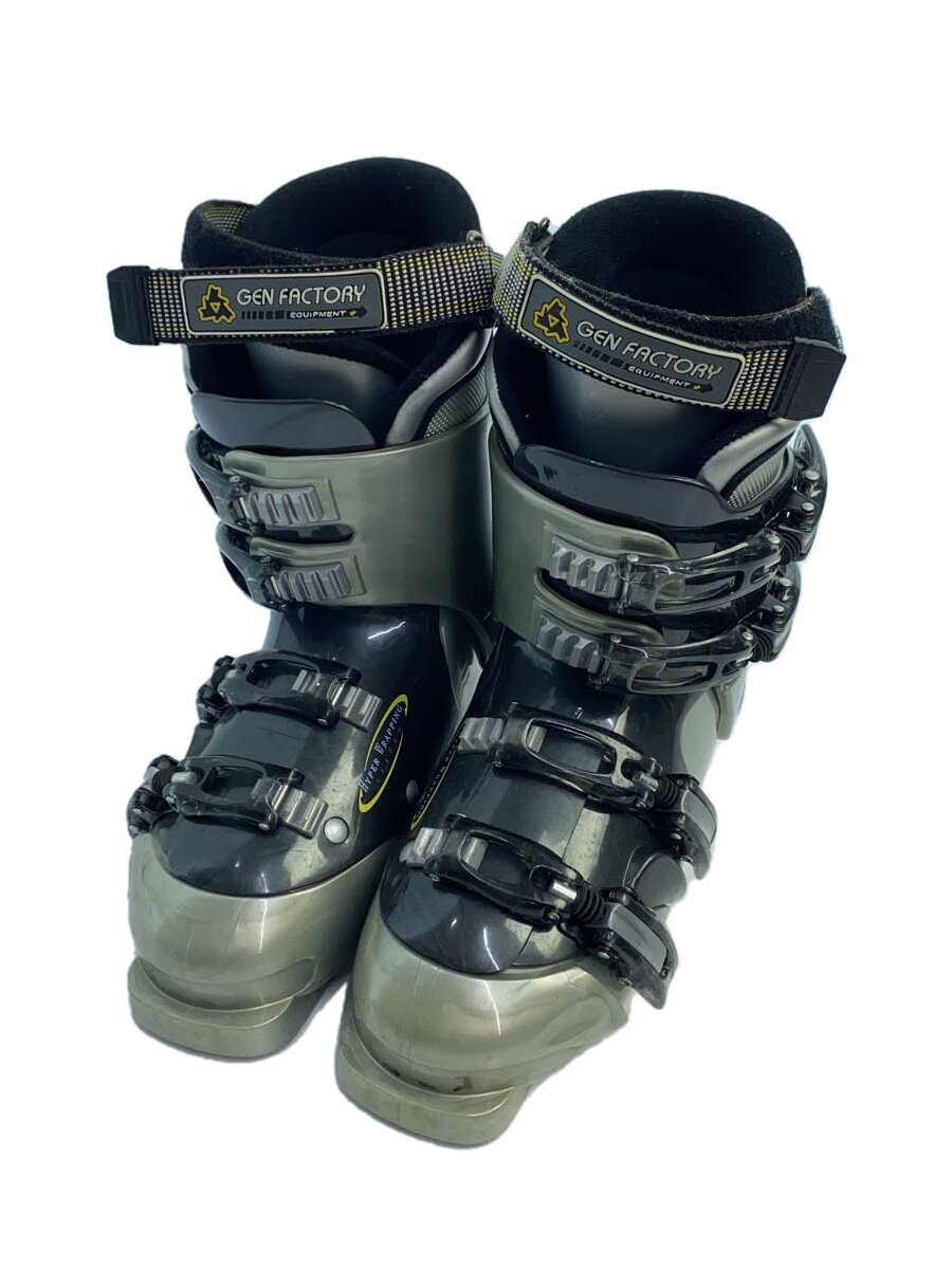 【中古】スキーブーツ/25cm/ステップイン/シルバー【スポーツ】