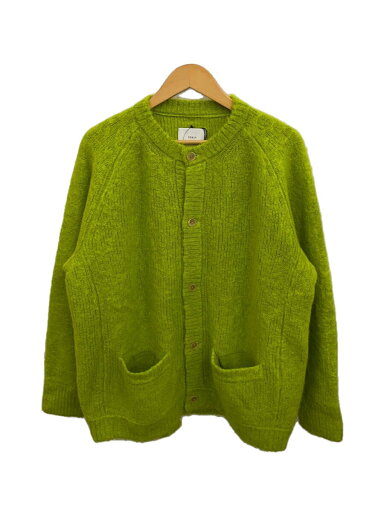 【中古】stein◆KID MOHAIR KNIT CARDIGAN/カーディガン(厚手)/S/ウール/GRN/ST.695【メンズウェア】 【中古】stein◆KID MOHAIR KNIT CARDIGAN/カーディガン(厚手)/S/ウール/GRN/ST.695【メンズウェア】