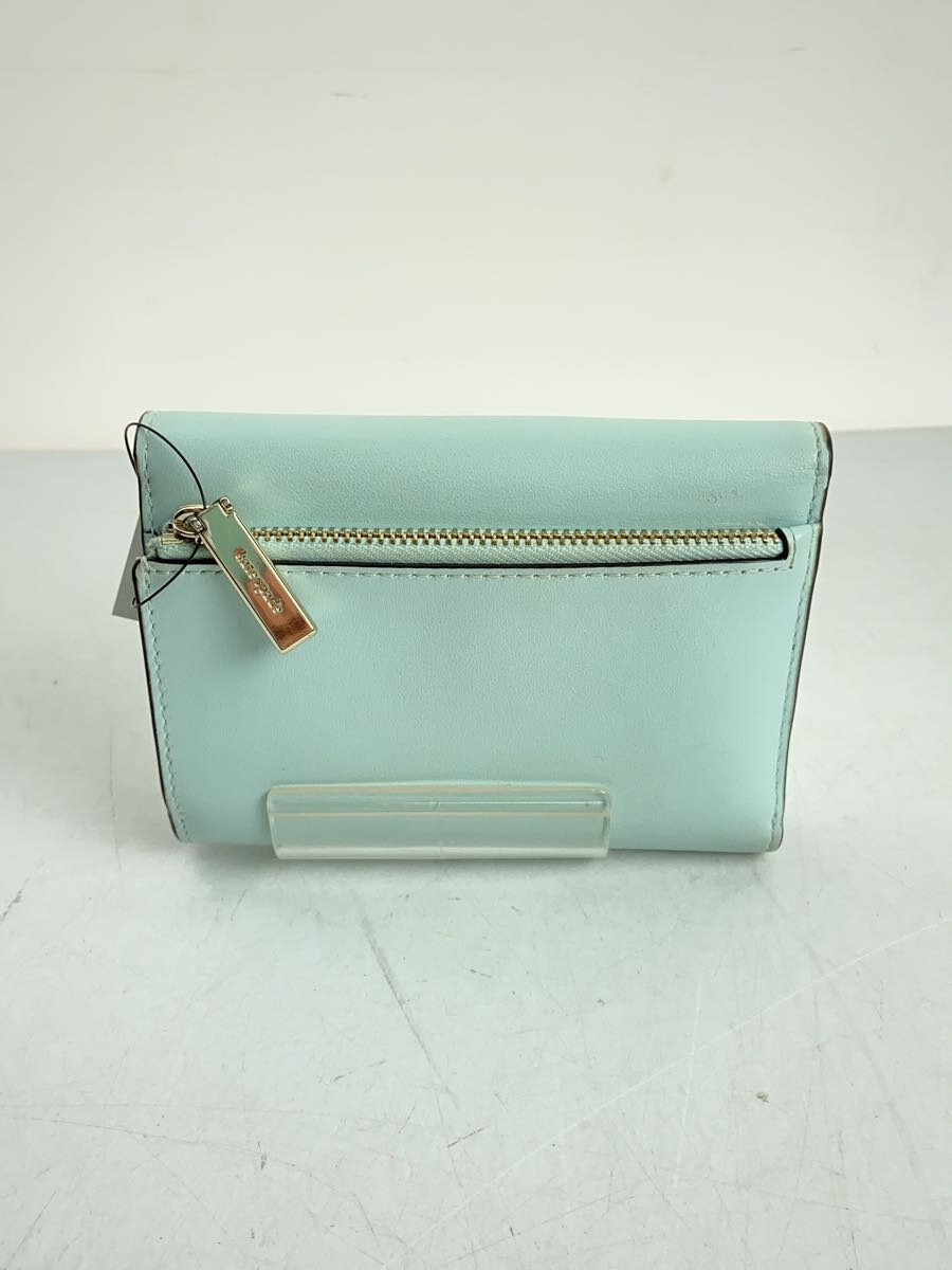 【中古】kate spade new york◆2つ折り財布/レザー/BLU/レディース/KA599//【服飾雑...