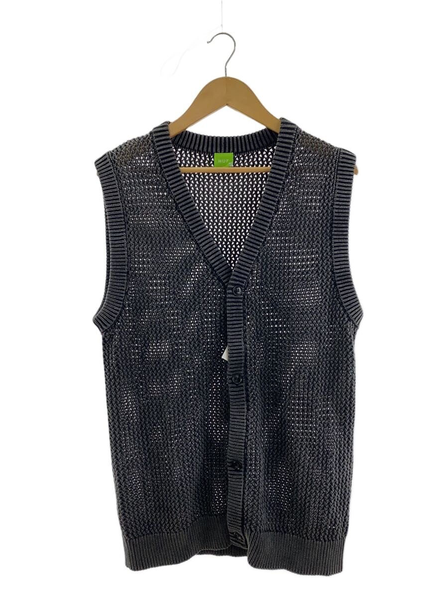 HUF ロゴパターン ベスト XL グレー huf eightynine SLEEVELESS TOP 