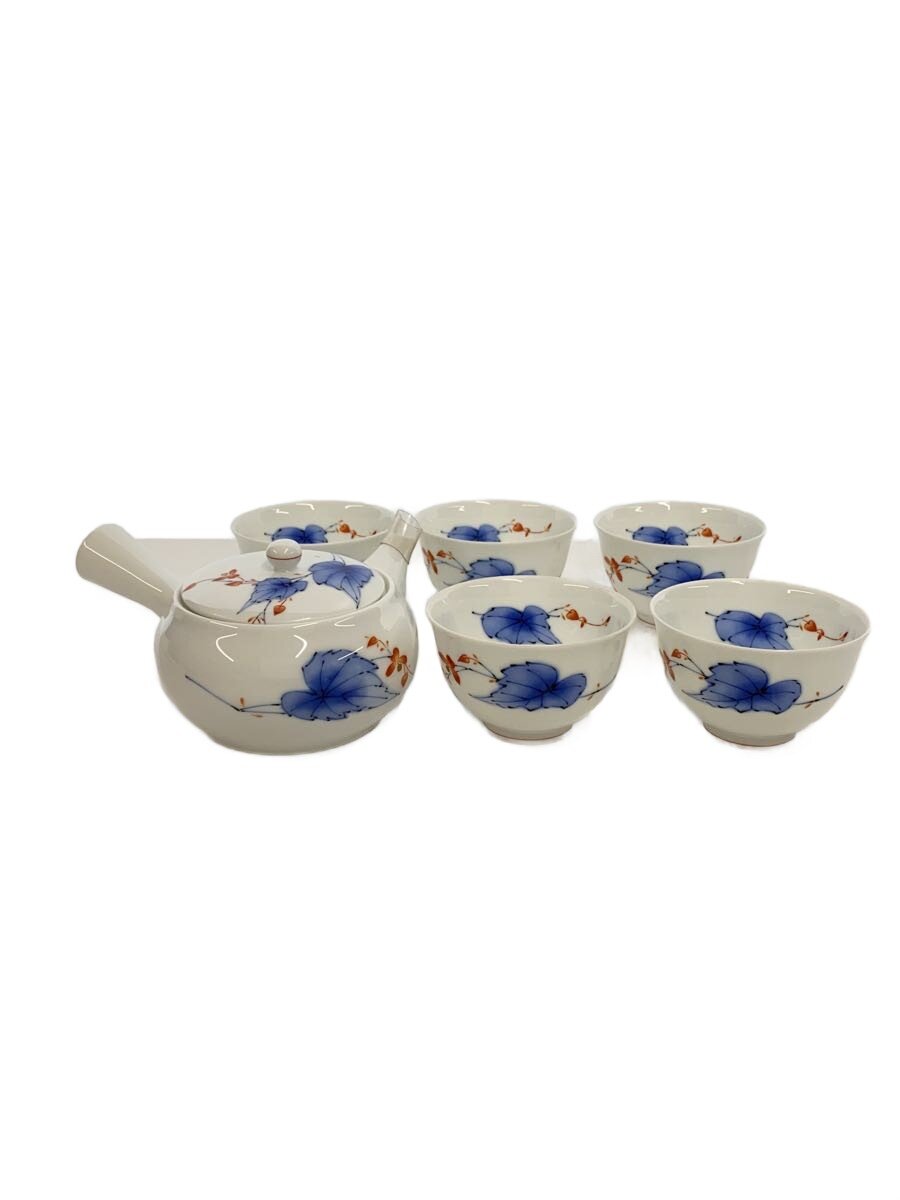 【中古】香蘭社◆茶器揃/相思花/6点セット/WHT//【キッチン用品】