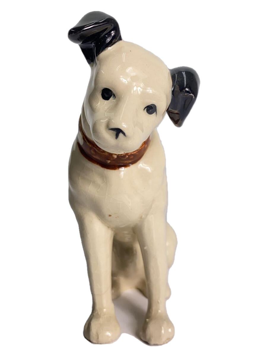 【中古】ビクター犬/ニッパー犬/WHT【インテリア小物・日用雑貨】