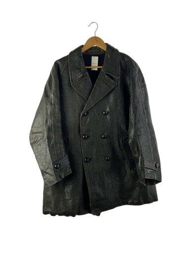 【中古】コート/--/レザー/BLK【メンズウェア】 【中古】コート/--/レザー/BLK【メンズウェア】